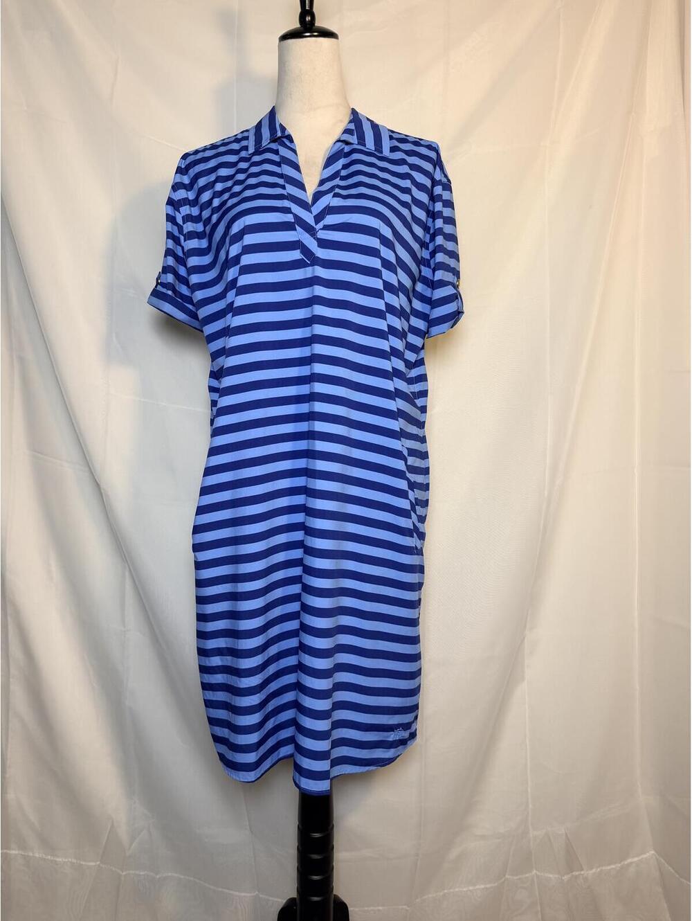 Southern Tide Kamryn Performance Shift Dress Blue Cove XL
